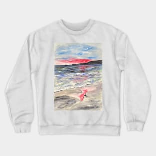 Kimberly Pink Sunset Crewneck Sweatshirt